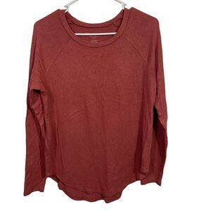 American Eagle Warm Pink Soft & Sexy Lightweight Crewneck Sweater